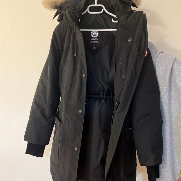 Canada Goose Trillium Parka Fusion Fit Heritage Black Size XS Barely Worn - Picture 10 of 10
